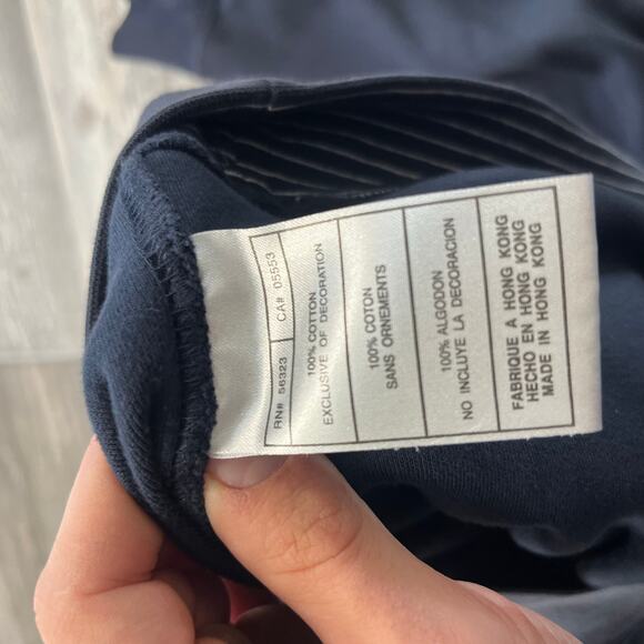 Vintage Y2K 2000's Nike Black Mens XL Quarter Zip Athletic Mini Swoosh Pullover - Picture 7 of 9